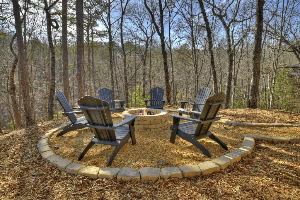 Rosewood Retreat - Hot Tub Fire Pit Pool Table Villa Blue Ridge Eksteriør billede
