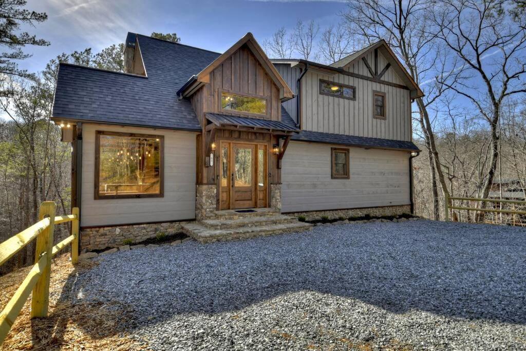 Rosewood Retreat - Hot Tub Fire Pit Pool Table Villa Blue Ridge Eksteriør billede