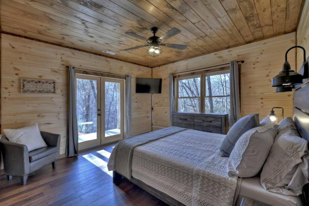 Rosewood Retreat - Hot Tub Fire Pit Pool Table Villa Blue Ridge Eksteriør billede